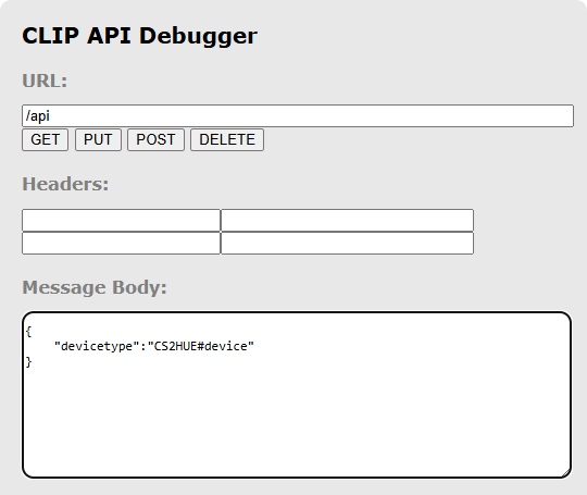 API key request